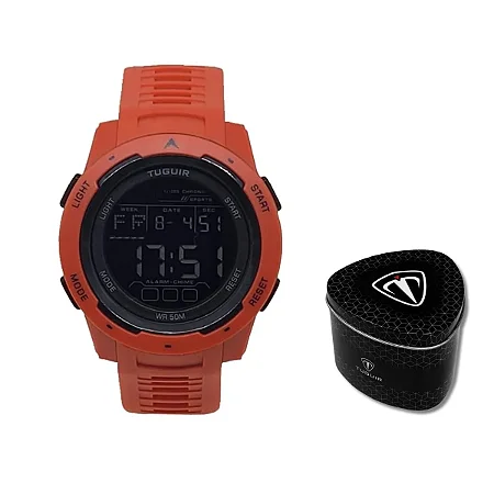 Relógio Unissex Tuguir Digital TG30397 Vermelho
