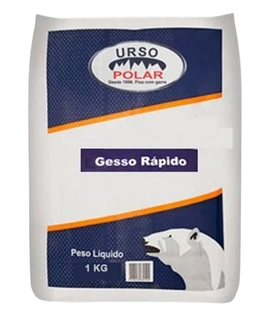 GESSO URSO POLAR RÁPIDO 1KG