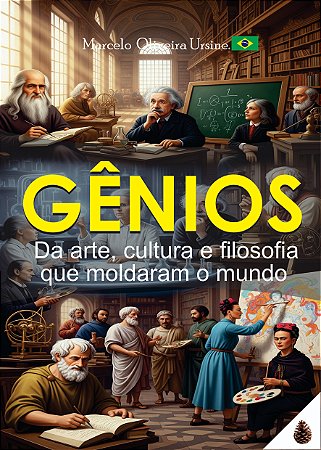 LIVRO GÊNIOS DA ARTE, CULTURA E FILOSÓFIA QUE MOLDARAM O MUNDO