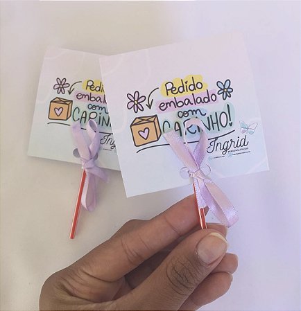 Pirulito personalizado