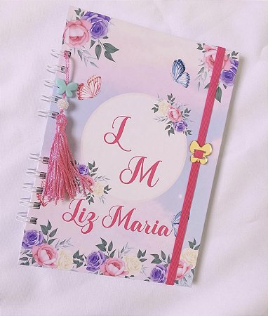 Caderno de recado com arame