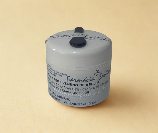 Pomada São Pedro com Veneno de Abelha 30g – Alívio e Bem-Estar Natural