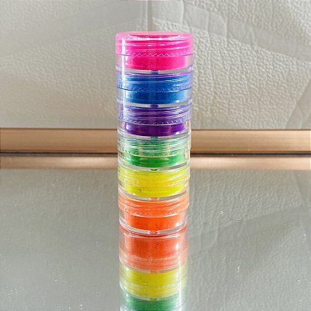 Pigmentos em Pasta para Borracha Kit com 6 Cores