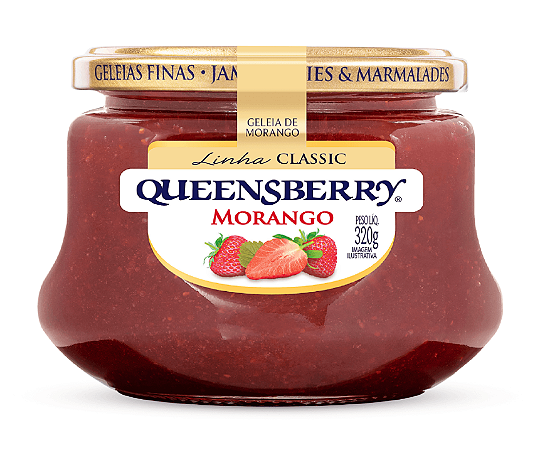 Geleia Queensberry Classic Vidro 320g - Morango
