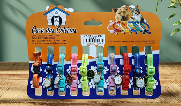 CARTELA DE GATO COM 10 UN
