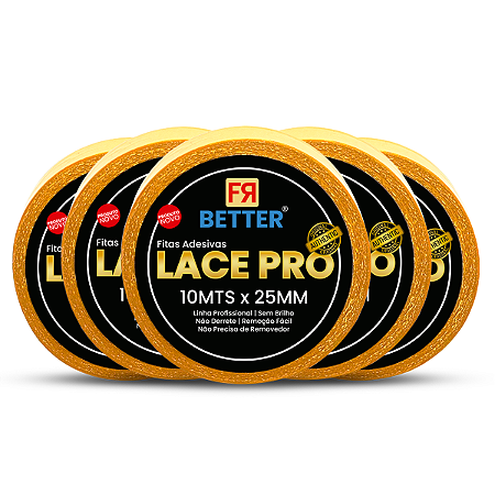 Kit 5 Fitas Gold 10 Metros x 25mm da FR Better