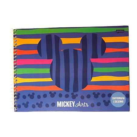 Caderno de Desenho Mickey Arts Jandaia
