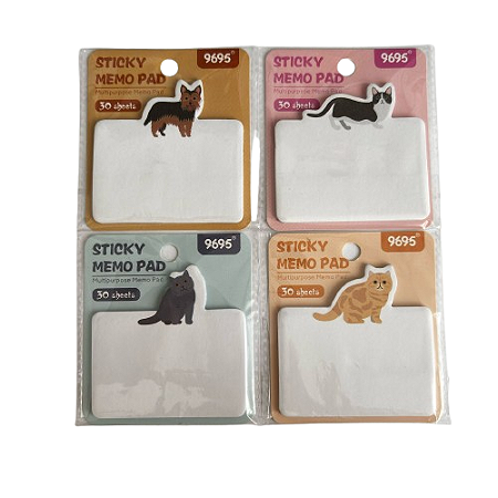 Bloco Adesivo Sticky Memo Pad c/ 30 Folhas