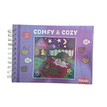 Livro Para Colorir Comfy & Cozy