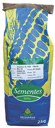 Semente Milho Selegrão Híbrico RG01 / Alta Produção / 2 Kg