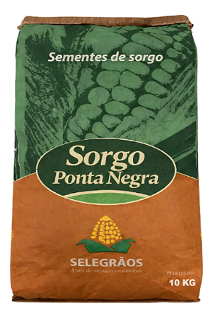 Sementes de Sorgo Ponta Negra 10 Kg Selegrãos