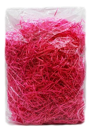 2 X Palha Madeira Rosa P/ Cestas Enfeite Total 240 Gr