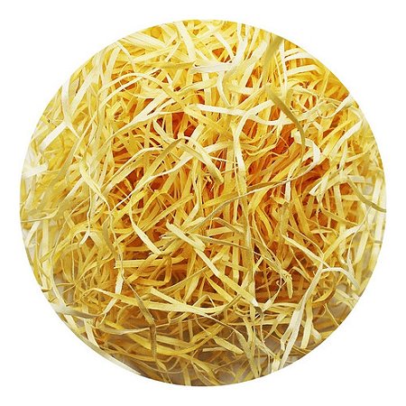 3 Palhas  Decorativa P/ Cestas Presentes Enfeite Total 360gr