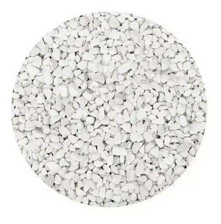 Pedras Pequenas Quirelinha Branca Decoração Nº0 20kg