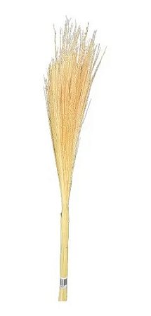 Maço\galho De Fio De Ouro Alvejado Seco Natural Decoração