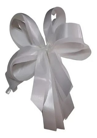 Laço Feito A Mão Especial Super Lindo Para Decoração Branco