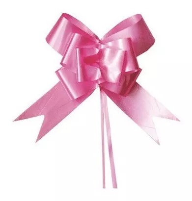 Laço Magico Rosa Presente Decoração Enfeite-10UN