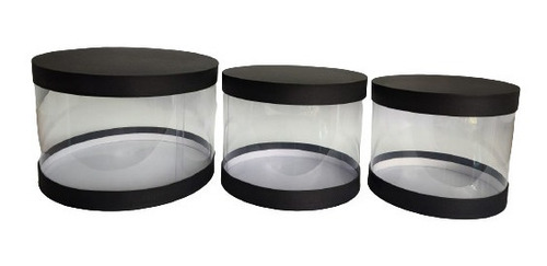 Caixa Box Transparente De Acetato Kit C/3 Uni