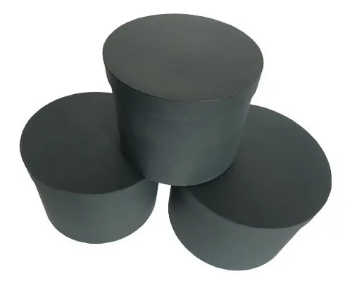 Caixas Box 29x20 Presente Redondas Verde Escuro -3UN