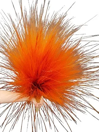 Capim Rabo De Burro Natural Laranja Decoração Enfeite