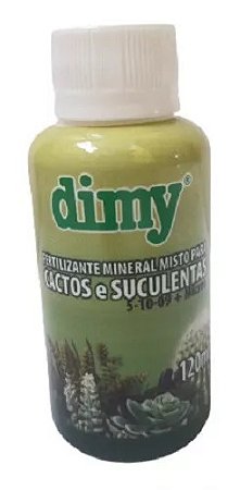 Fertilizante Para Cactos E Suculentas Dimy Liquído 120ml