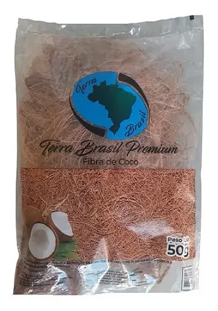Fibra De Coco Pronta Jardinagem 50g