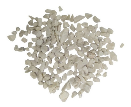 Pedrinhas Quirela Branco Jardinagem Decoração Enfeite 2kg