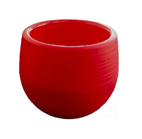 Vaso Hidropônico BabyBall Vermelho - 1un