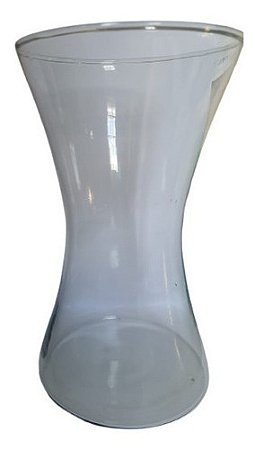 Vaso Lana Transparente Vidro Grande Decoração Enfeite