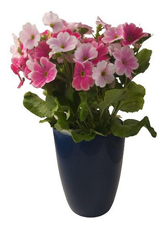 Vaso Para Flores Decoração Ornamentaçãoenfeite(azul Marinho)