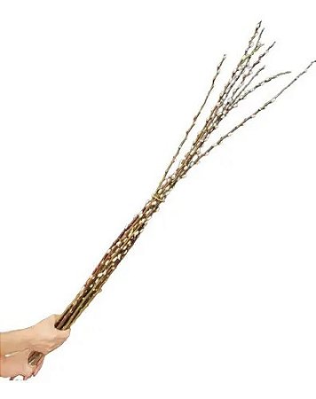 Hastes De Vime C/flores Selecionada Secas Decoração-7UN