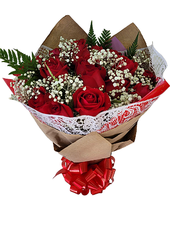 Buquê de Rosas Vermelhas - 18 Rosas Especial