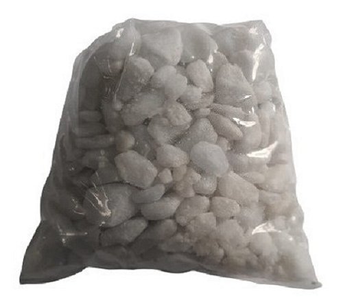 Pedrinhas Brancas P/ Vasos Jardins E Decoração 4kg