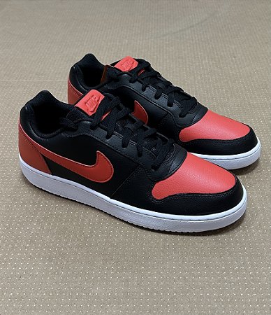 Tênis Nike Ebernon Low preto+Vemelho