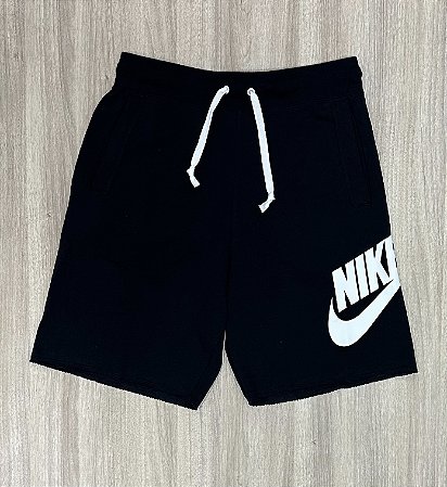 Bermuda Nike Sportwear Alumíni Preta