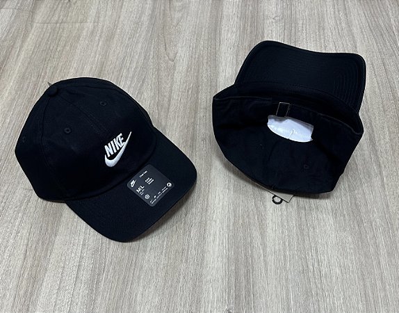 Boné Nike H6 Preto Tamanho Ajustável