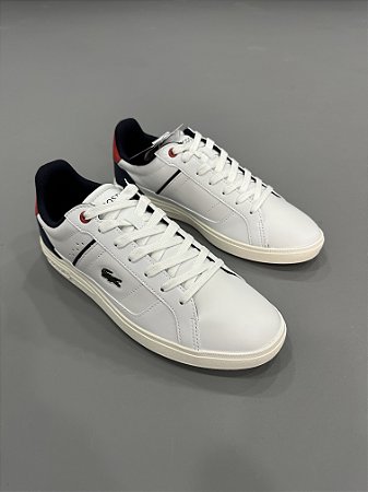 Tênis Lacoste Europa Pro Branco/ Vermelho