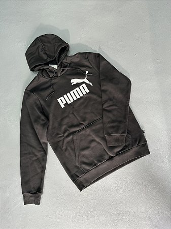 Moletom Puma Essentials Logo Preto