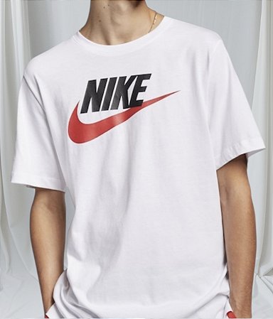 Camiseta Nike Icon Futura Branca