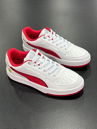 Tenis Ferrari Caven 2.0 Branco/ Vermelho
