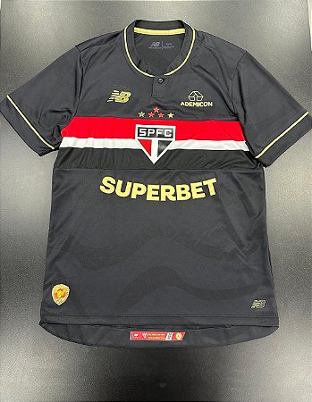 Camisa do São Paulo III 25/26 Preta modelo Jogador