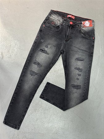 Calça Jeans Modelo Jogador