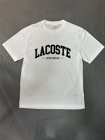 Camiseta Lacoste Sportwear Branca