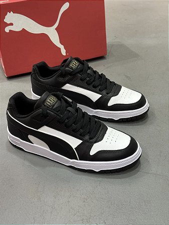 Tênis Puma Game Low preto/branco