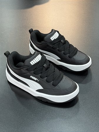 Tênis Puma Park Lifestyle Unissex Preto+Branco
