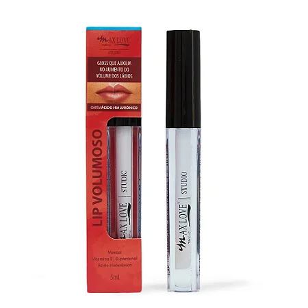 Gloss Volumoso Incolor (c.01) - Max Love