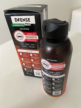 INSETICIDA PARA AMBIENTES D-FENSE PRÓ – ONE PUSH, MATA PERNILONGOS, MOSCAS E MOSQUITOS – 250ML