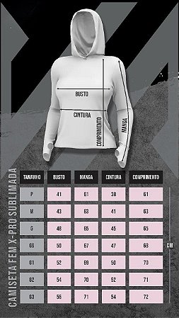 CAMISETA COM CAPUZ – UV PROTECTION 50 UPF - MAR NEGRO - FEMININA - TAMANHO GG - OFF-WHITE