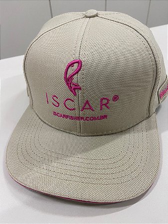 BONÉ ISCARFISHER - BEGE E ROSA