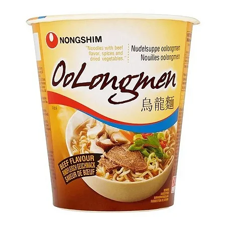 Macarrão Lamen Coreano - Oolongmen Sabor Carne -  COPO (75g)
